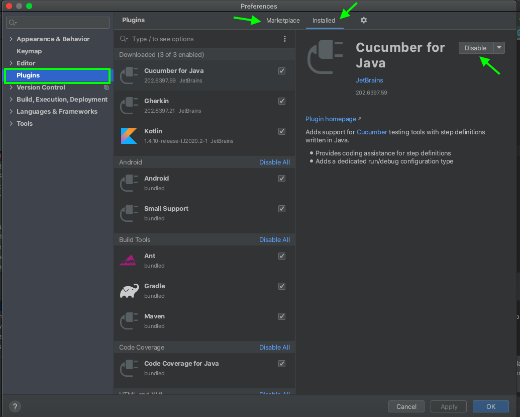 Cài và thiết lập cơ bản với IntelliJ cho Kiểm thử tự động — hình 11