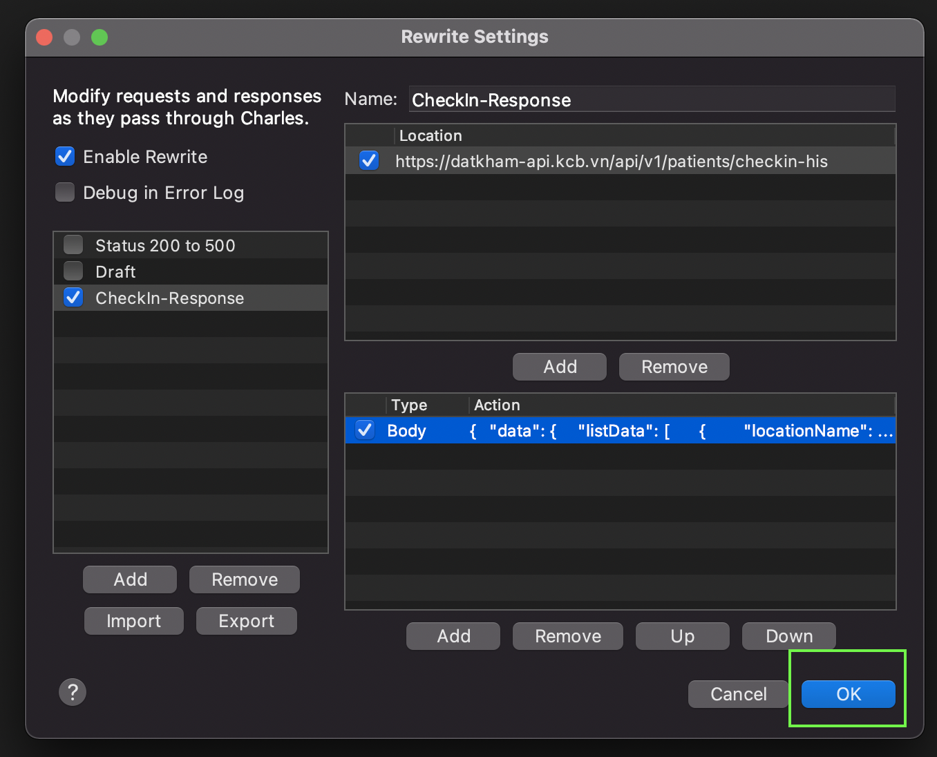 CHARLES – KIỂM THỬ API DỄ DÀNG (PHẦN 5 – Rewrite – Edit Body) — hình 6