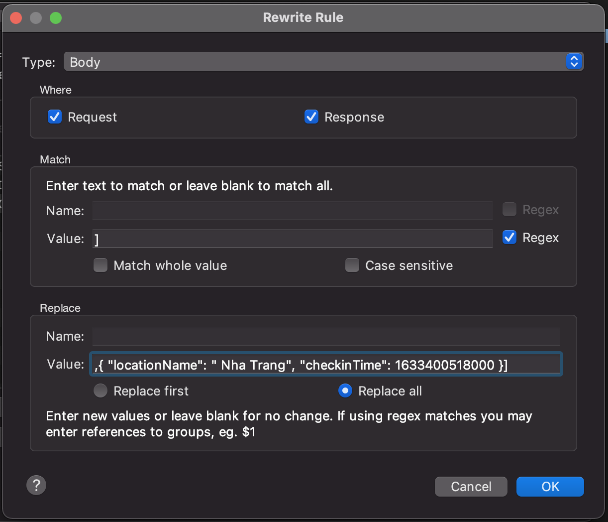 CHARLES – KIỂM THỬ API DỄ DÀNG (PHẦN 7 – Rewrite by Regex) — hình 2